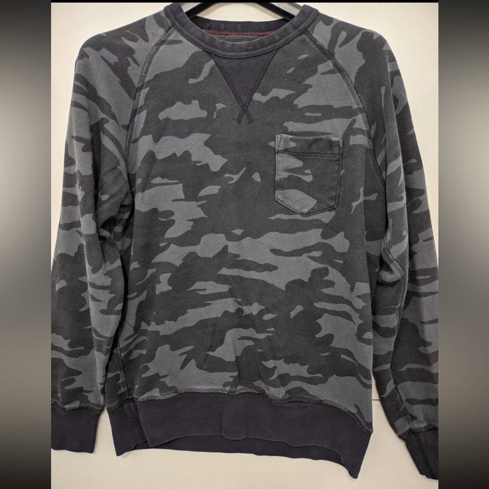 Todd Snyder + Champion Black Camo Sweatshirt